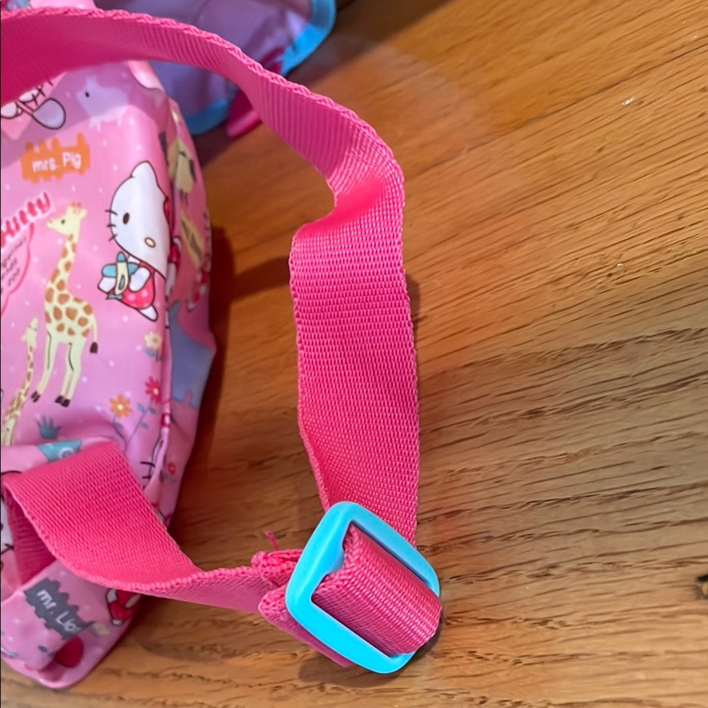 Hello Kitty Pink and Blue Patterned Backpack - Picture 8 of 16